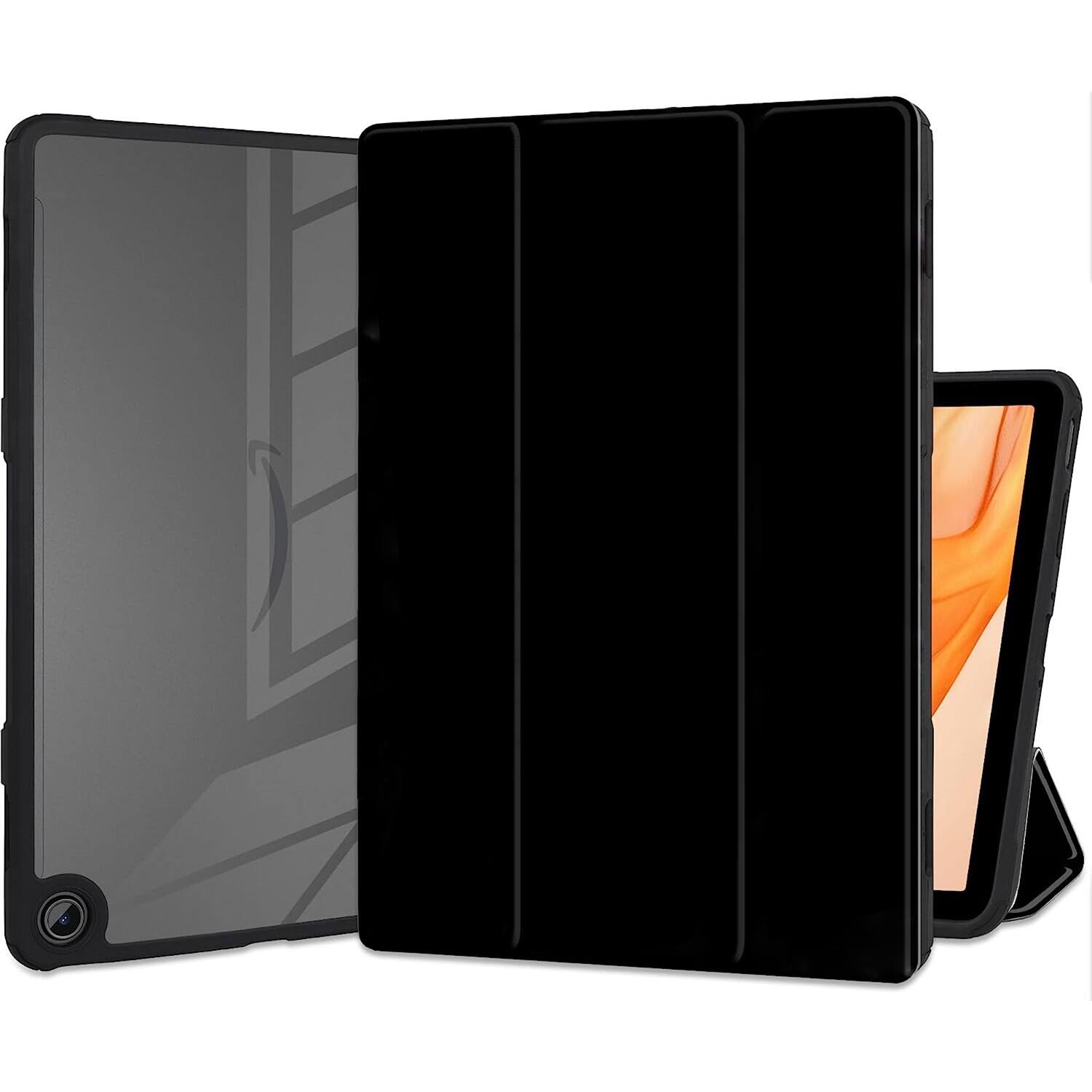 Alt View 11. SaharaCase - AirShield Tri-Fold Folio Case for Amazon Fire Max 11 (2023) - Black.