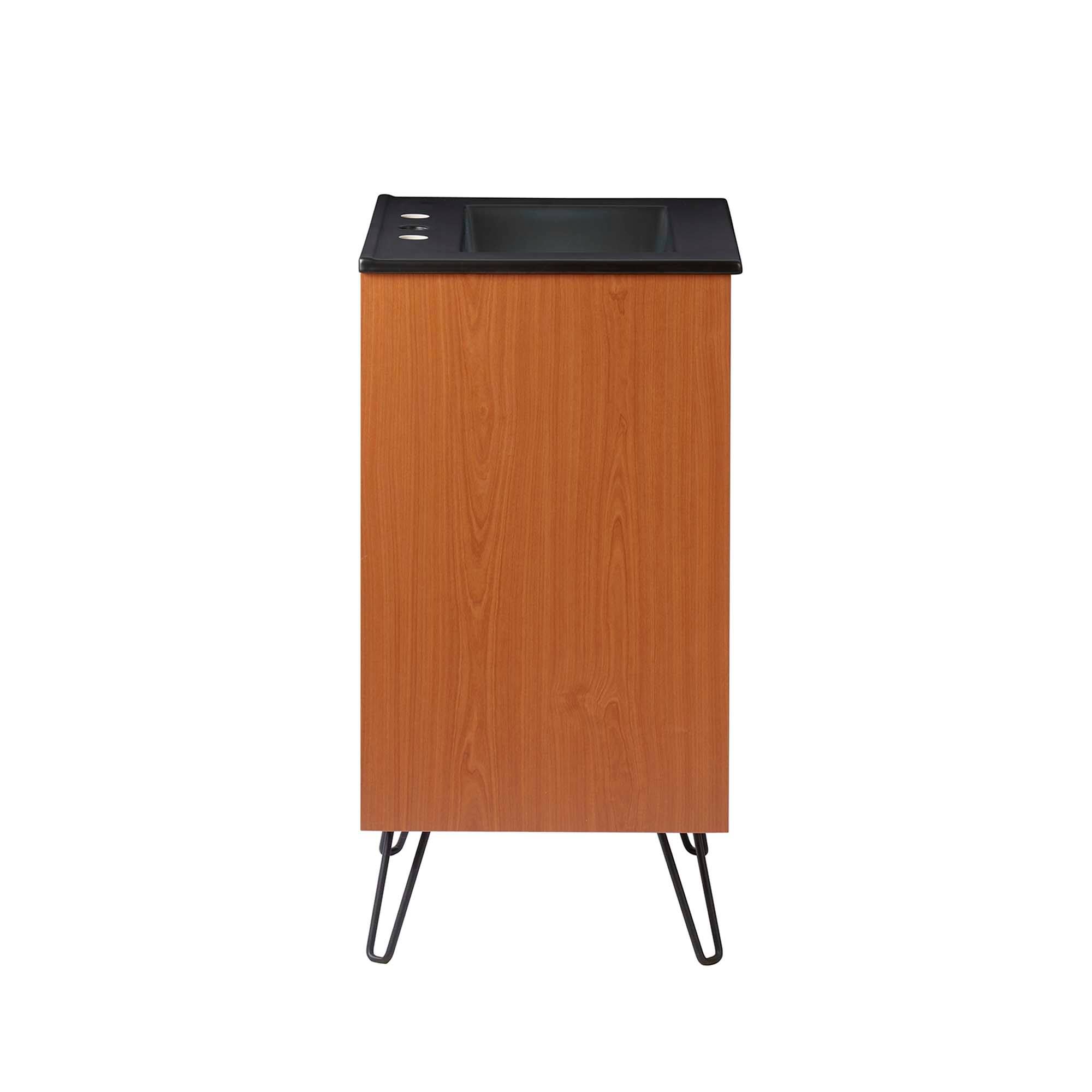 Alt View 1. Modway - Energize Bathroom Vanity Basin Included by Modway - Cherry White Black.
