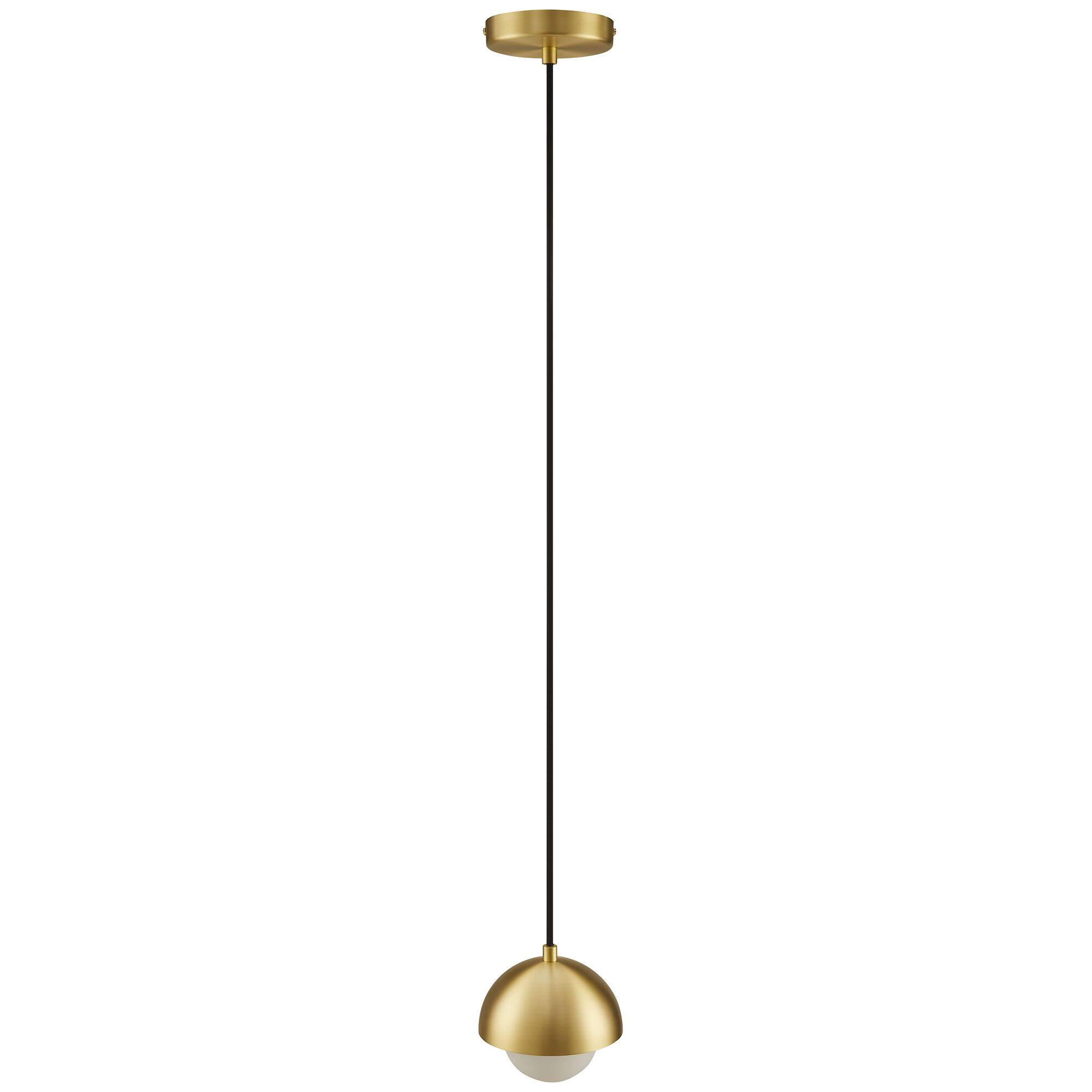 Angle. Modway - Eclipse Globe Pendant Light by Modway - Brass.