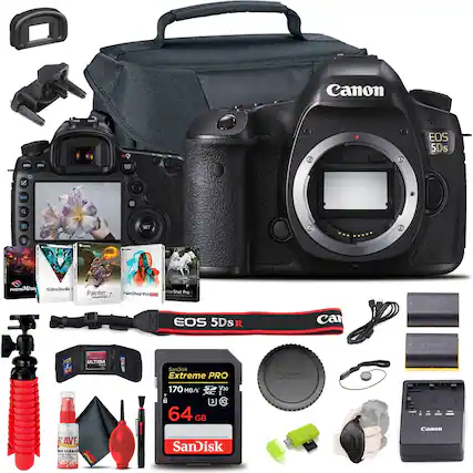 Canon EOS 5Ds
- BATT
- SET
- 1 PHOTOM/SO
- VideoStudio
- Painter 7
- PaintShop Pro
- AfterShot Pro
- EOS 5DS R
- SanDisk Extreme PRO 170 MB/s V30
- 64 GB
- SanDisk
- Canon