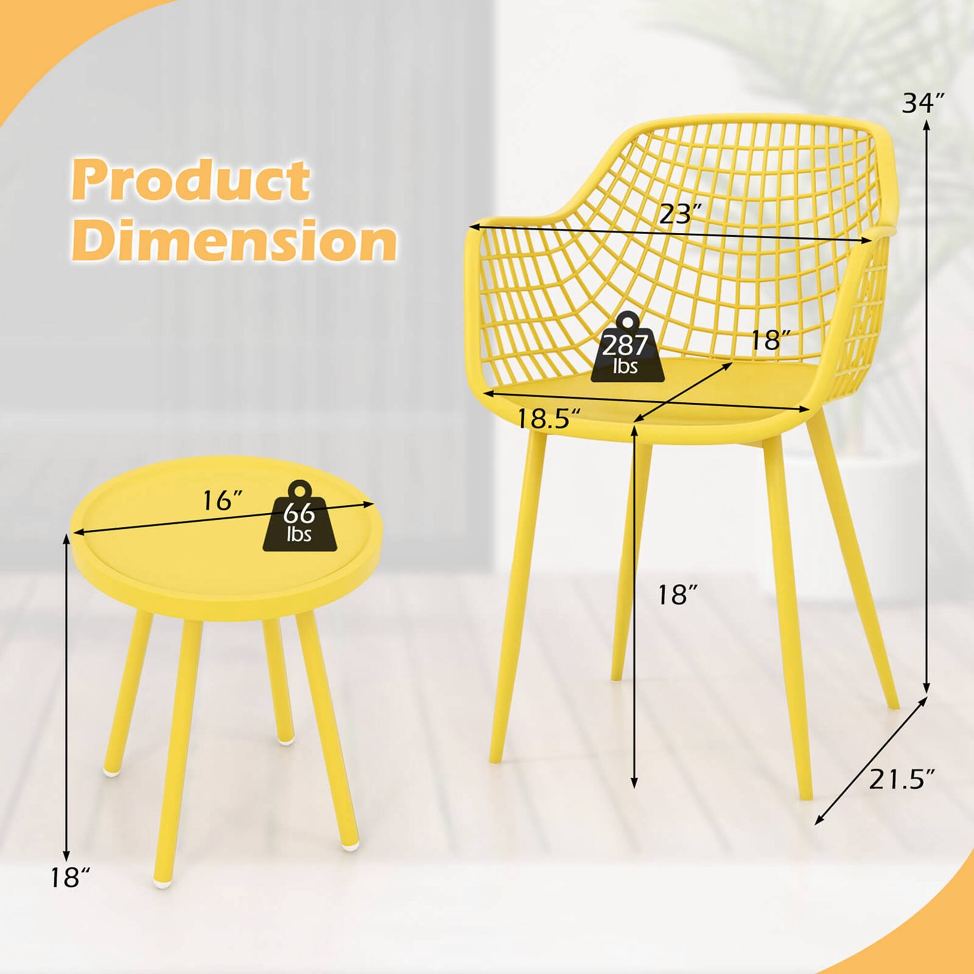 Product Dimension: 23" 287 lbs 18" 18.5" 16" 66 lbs 18" 21.5" 18"