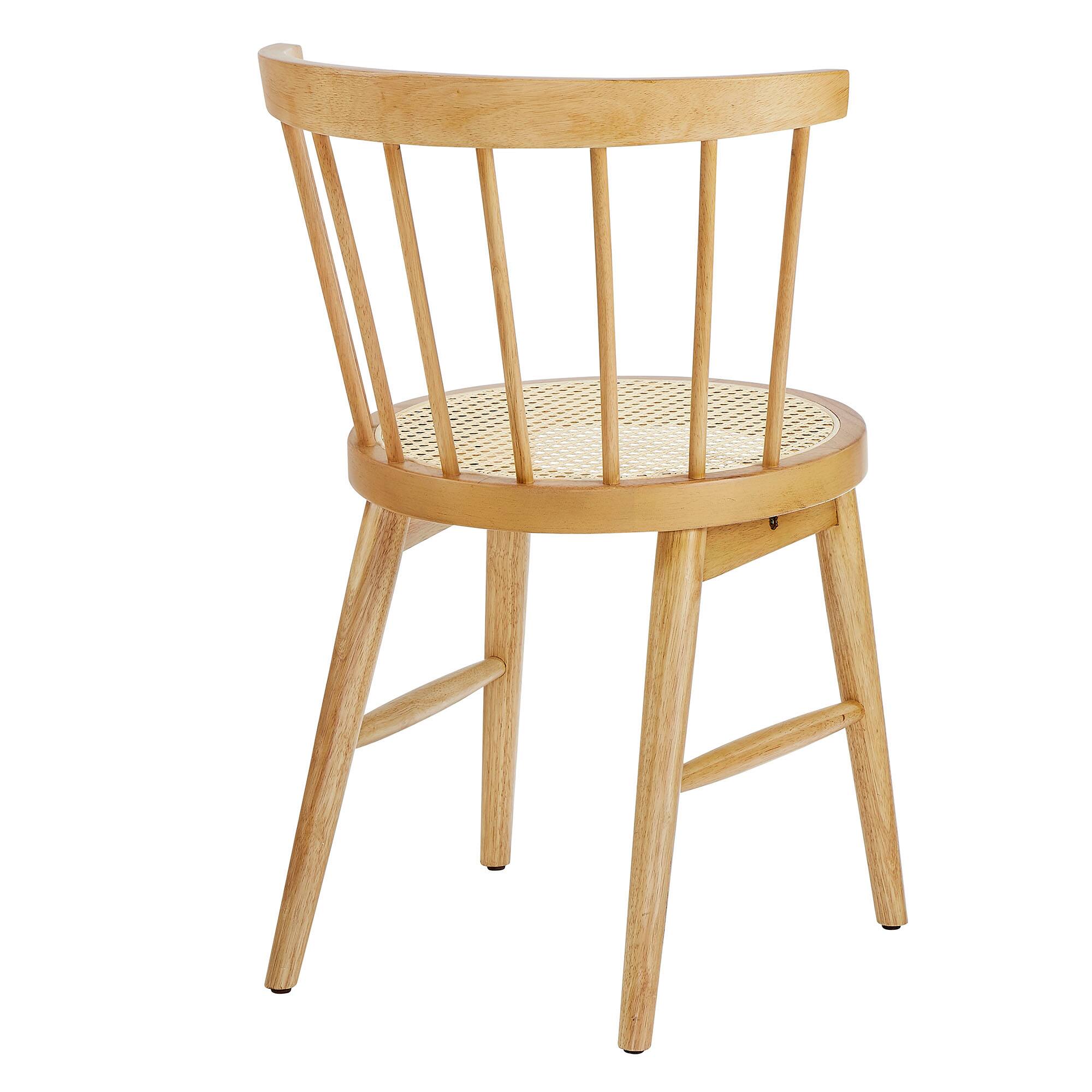 Alt View 2. Modway - Lykke Curved Spindle Back Dining Chairs Set of 2 by Modway - Brown.