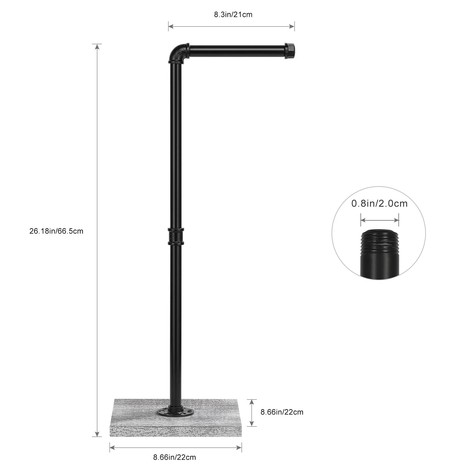 8.3in/21cm  
0.8in/2.0cm  
26.18in/66.5cm  
8.66in/22cm  
8.66in/22cm