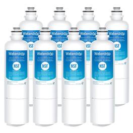 Waterdrop - WD-F15-8 Refrigerator Water Filter 8-Pack - White