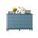 Angle. Famapy - Famapy Horizontal Dresser 10 Drawers of Chest with European - Style Elegance - Blue.