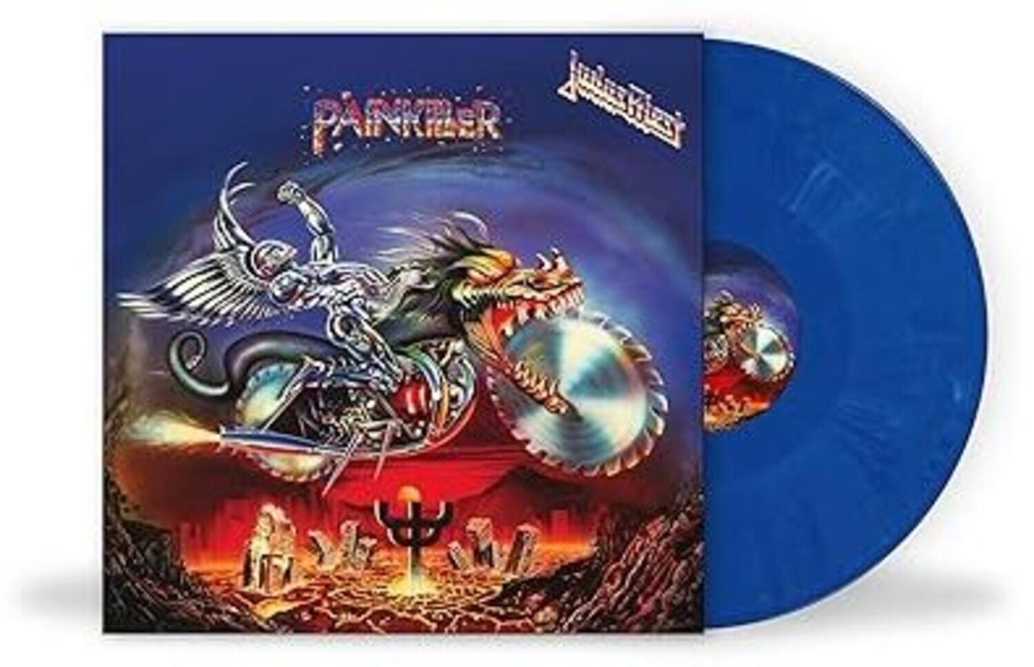 Judas Priest - Painkiller - NAD Blue & Blue White Marble Vinyl   - VINYL LP