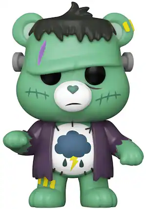Front. Funko - Funko Pop! Care Bears - Grumpy Bear As Frankenstein - Multicolor.