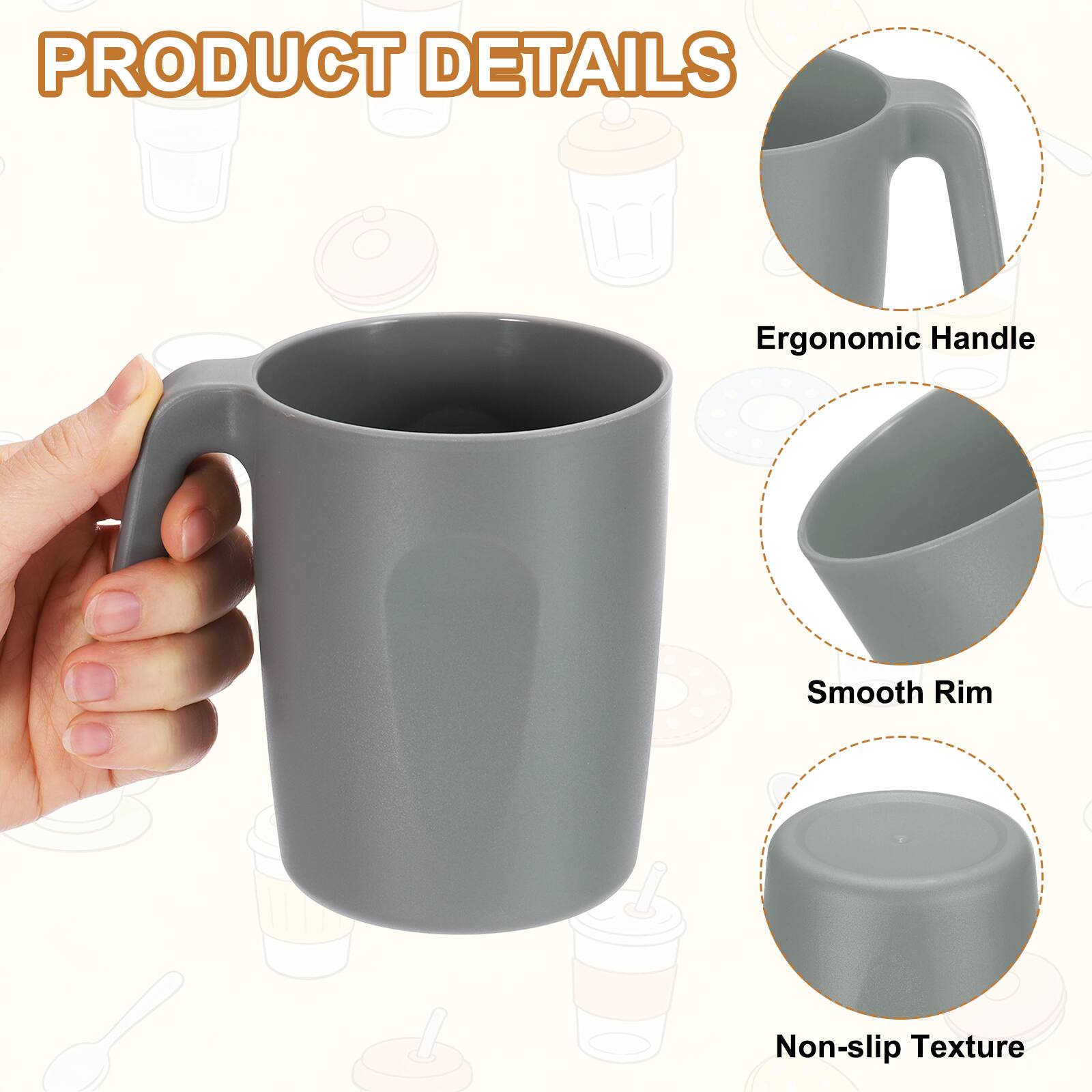 PRODUCT DETAILS

- Ergonomic Handle
- Smooth Rim
- Non-slip Texture
