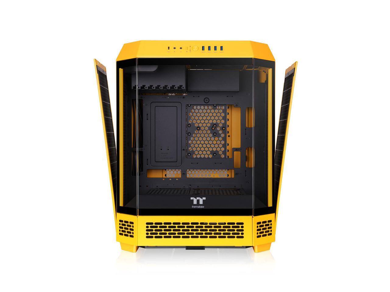 Alt View 1. Thermaltake - Thermaltake The Tower 600 Bumblebee Mid Tower Chassis CA1Z100M4WN00 - Bumblebee.