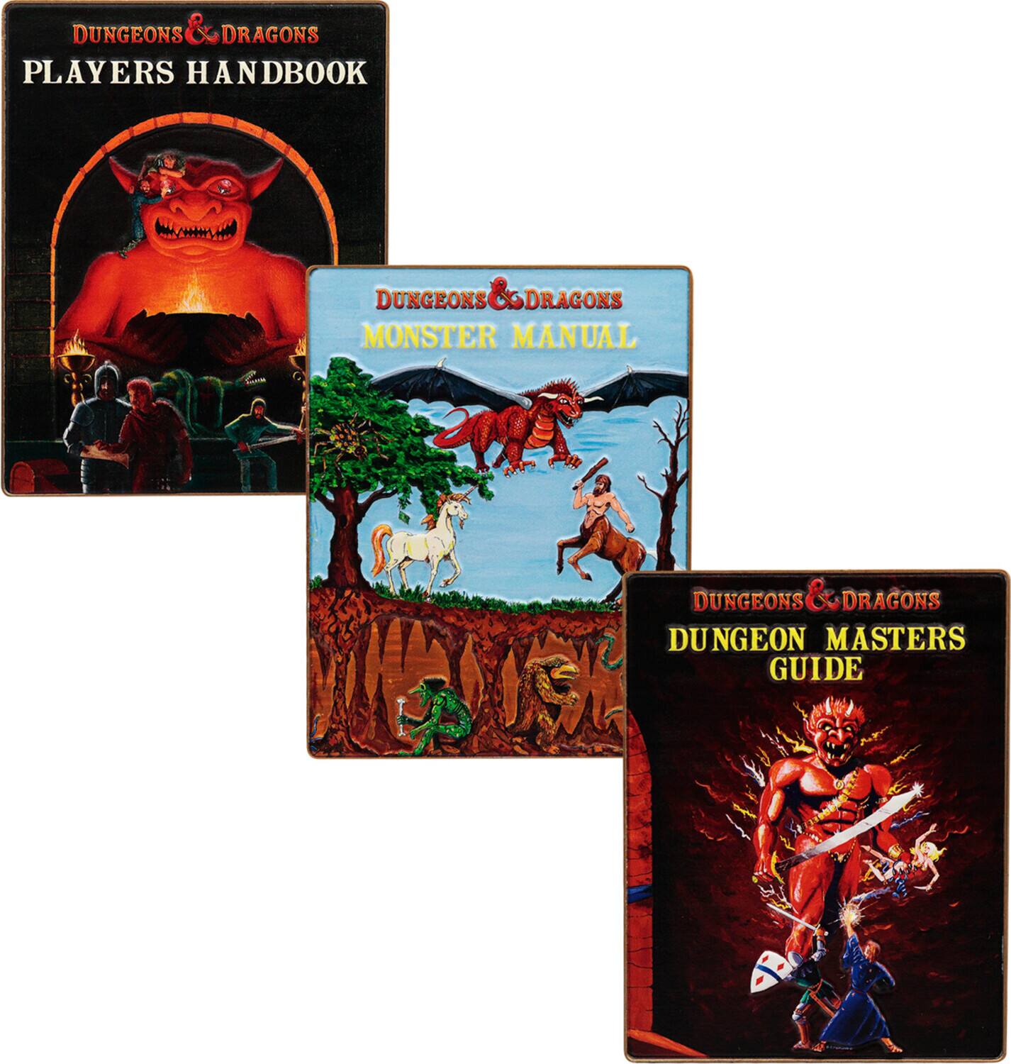 Dungeons & Dragons Players Handbook  
Dungeons & Dragons Monster Manual  
Dungeons & Dragons Dungeon Masters Guide