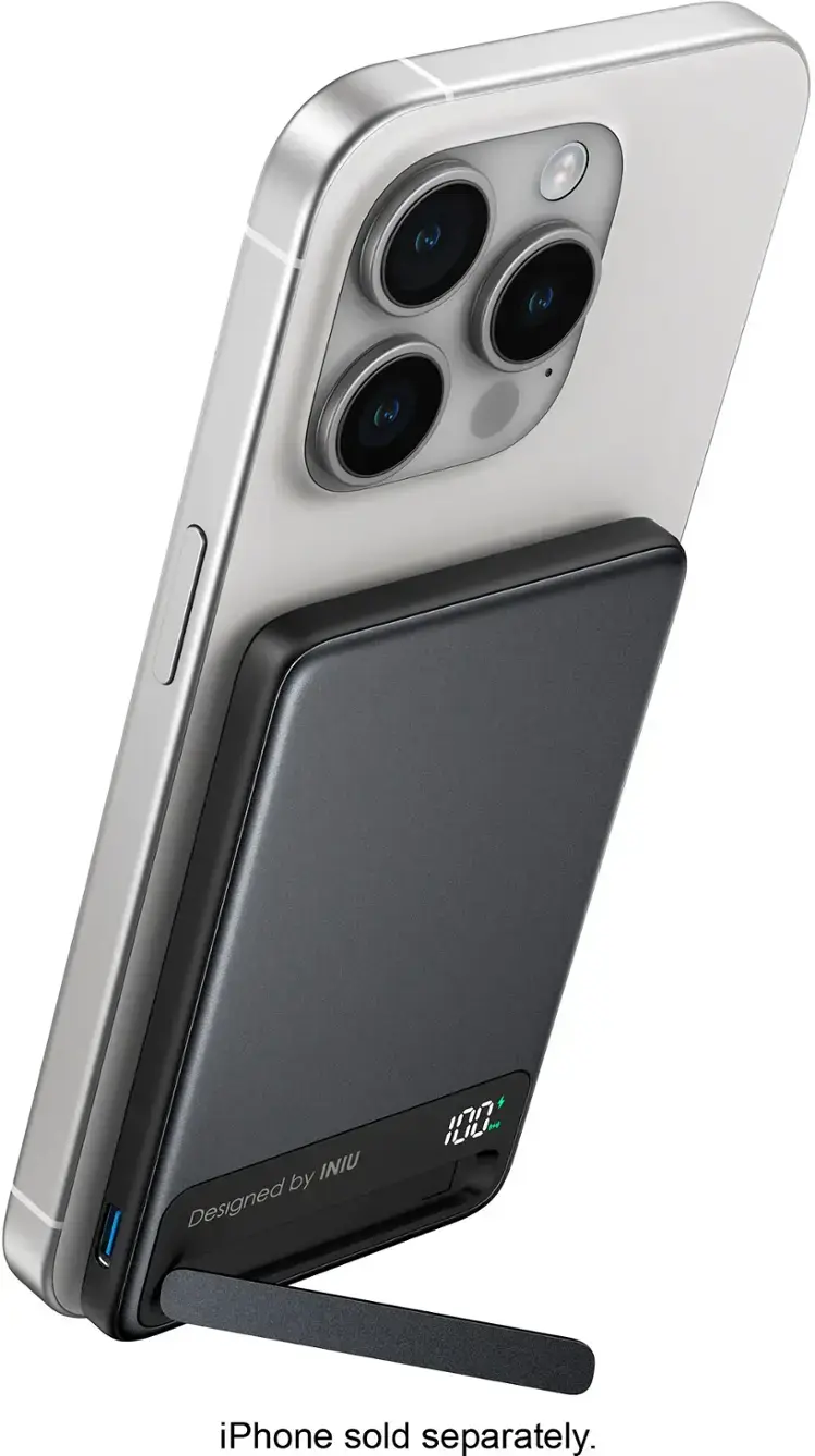 The text on the image reads, "iPhone sold separately."