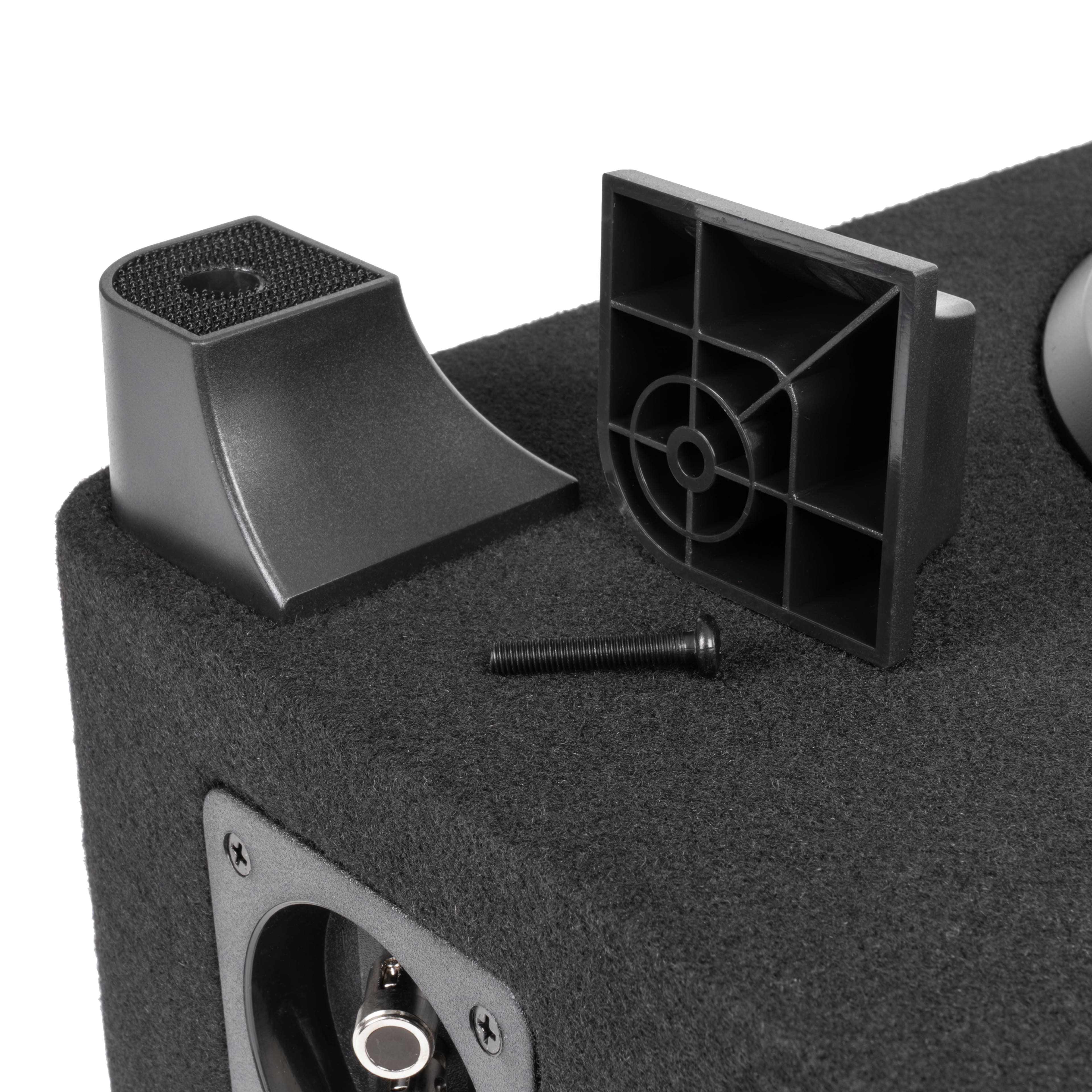 NVX BXSQ110 1200W Peak (600W RMS) Sealed 2 Ohm Loaded Enclosure