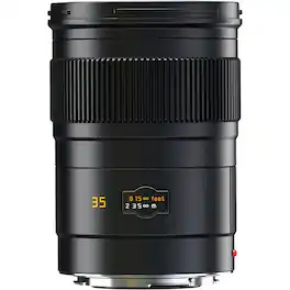 Leica - ummarit-S 35mm f/2.5 ASPH CS Lens (USA) 11050 - Black