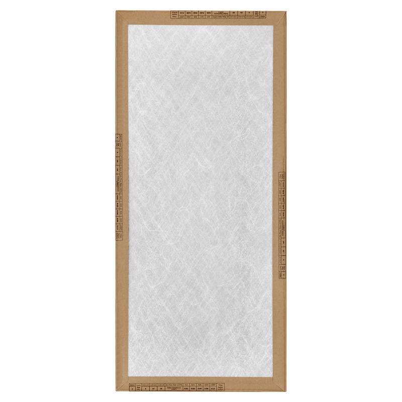 Front. Flanders - Flanders EZ Flow II 12 in. W X 27 in. H X 1 in. D Fiberglass 1 MERV Air Filter 1 pk.