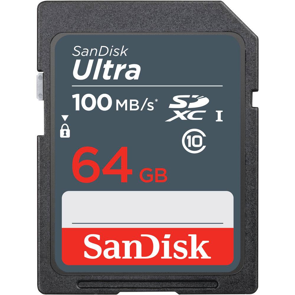 SanDisk Ultra 100 MB/s* SDXC I 10 64 GB