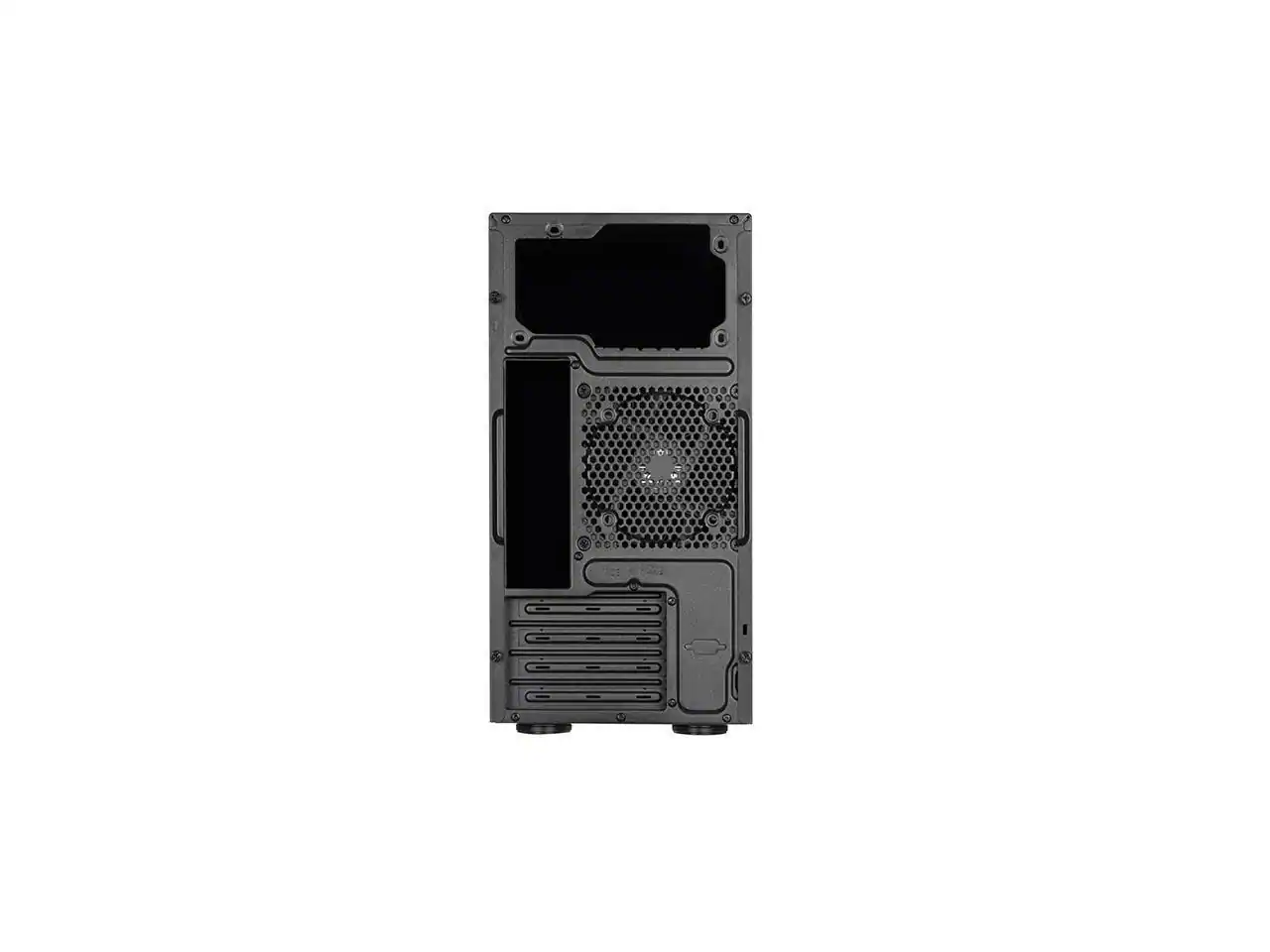 Alt View 3. SilverStone - FARA 312 High airflow and high capacity mATX gaming chassis - Black.