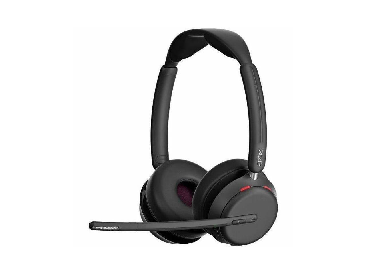 Alt View 3. EPOS - EPOS IMPACT 1061 Headset - Stereo - Wireless - Bluetooth - On-ear - Binaural - Circumaural - Noise Canceling - Black.
