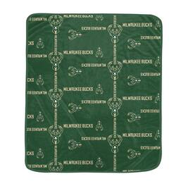 Pegasus - Milwaukee Bucks 60" x 70" Homefield Flipped Wordmark Ultra Soft Blanket - Multicolor