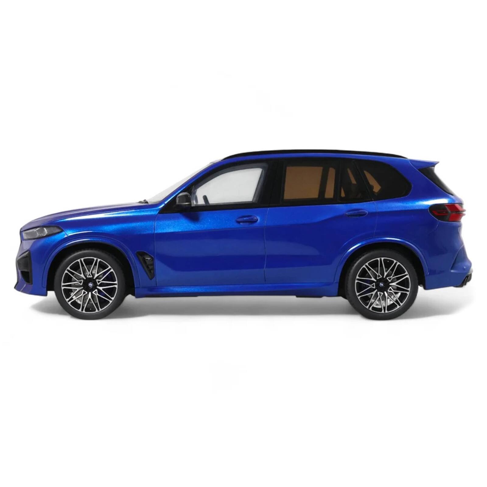 Alt View 3. GT Spirit - 2023 BMW X5 M Competition Blue Metallic with Black Top 1/18 Model Car by GT Spirit.