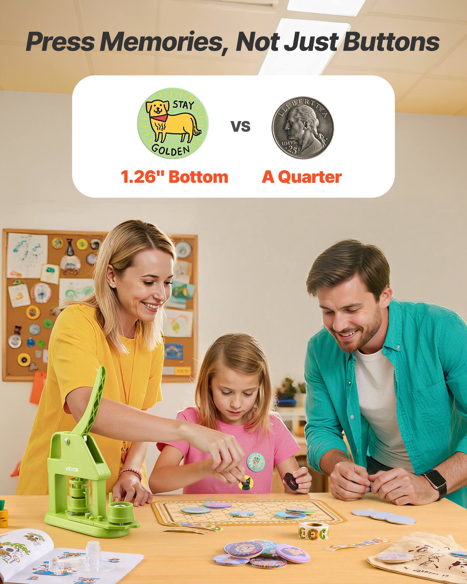 Press Memories, Not Just Buttons

STAY GOLDEN vs A Quarter

1.26" Bottom