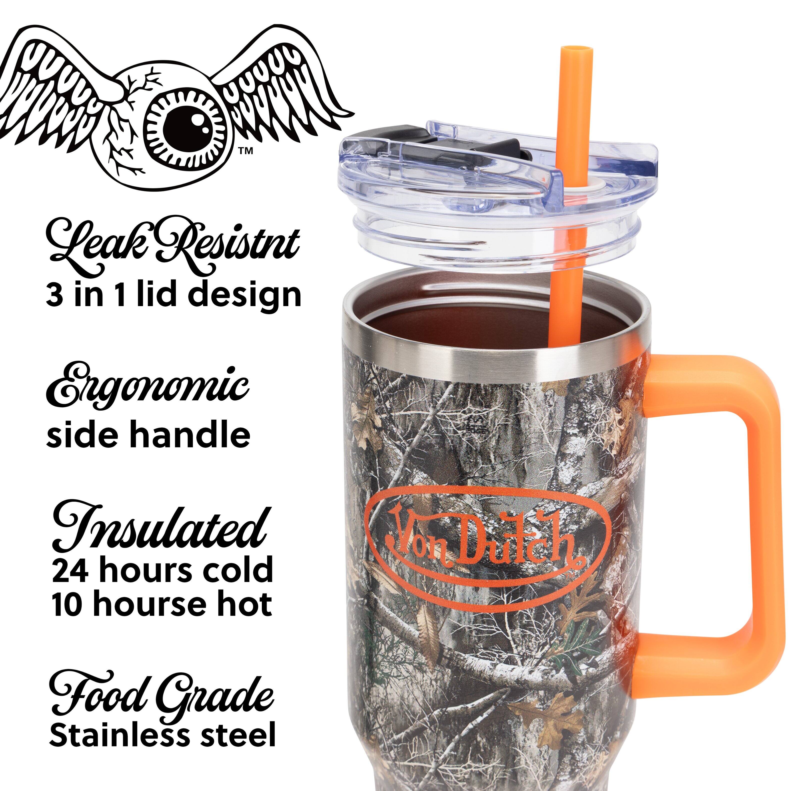 - Leak Resistant
- 3 in 1 lid design
- Ergonomic side handle
- Insulated 24 hours cold 10 hours hot
- Food Grade Stainless steel