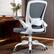 Alt View 5. KERDOM - Colorful Mesh Ergonomic Office Chair with Adjustable Lumbar Support & Height, Swivel Desk Chair with Flip-up Arms, Tilt - Dark Grey.