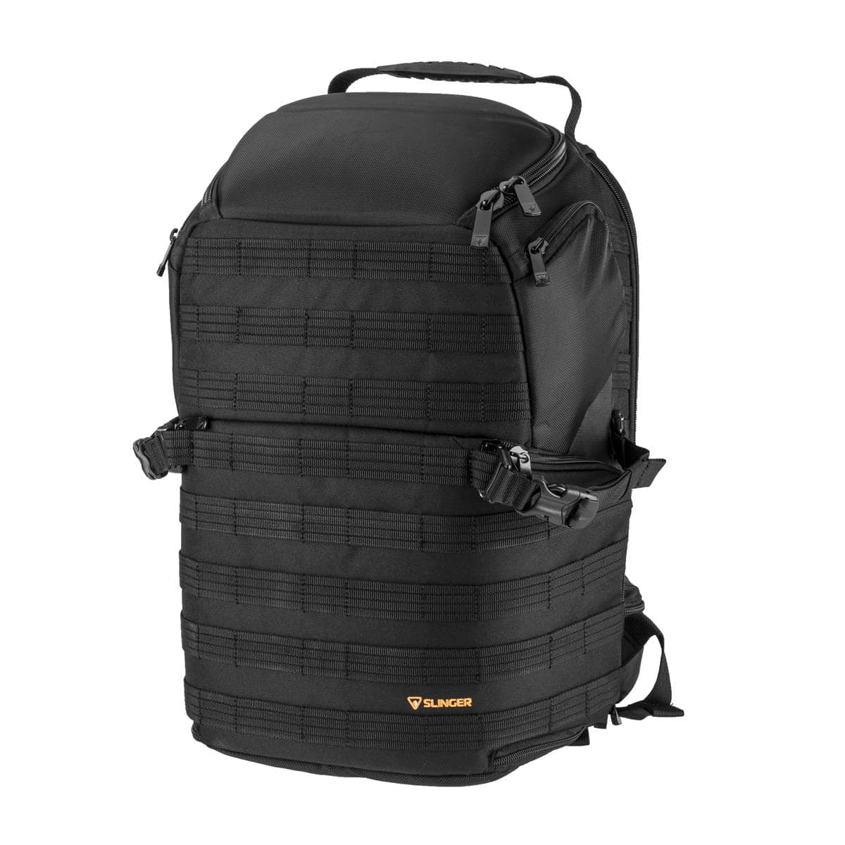 Slinger - Tactical 45 Camera, Drone and Laptop Backpack (Black)