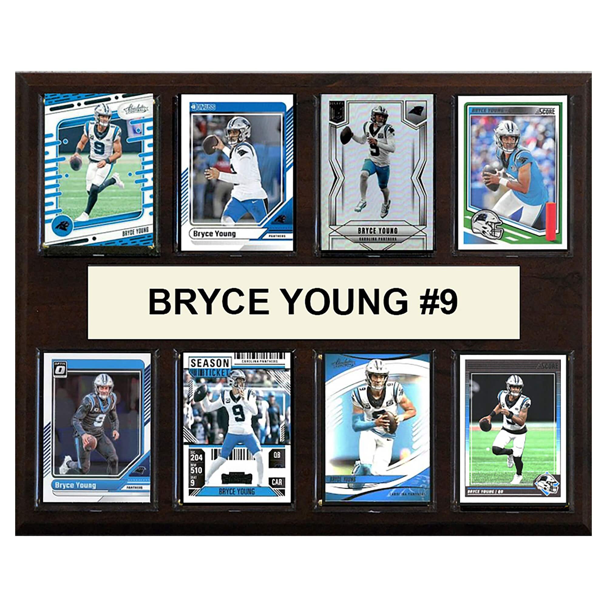 "C&I Collectibles - Bryce Young Carolina Panthers 12"" x 15"" Trading Card Plaque - Multicolor" price history on PriceWatchPro