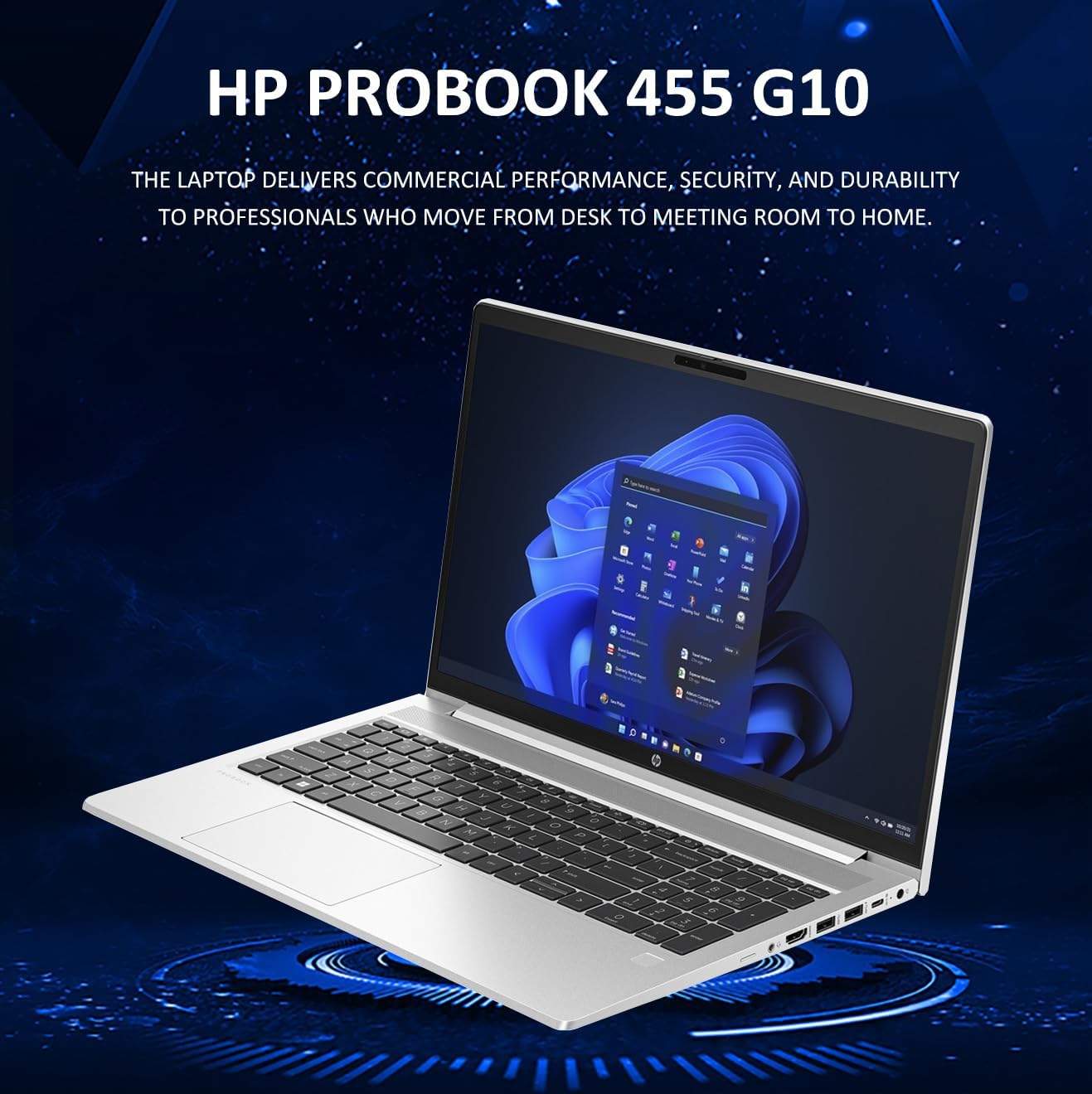 HP ProBook 455 G10 NoteBook (AMD Ryzen new laptop 2023) Full HP