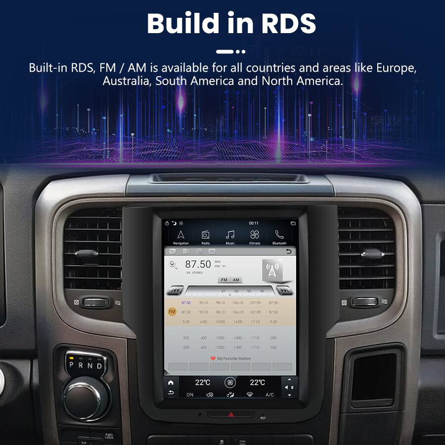 Build in RDS

Built-in RDS, FM / AM is available for all countries and areas like Europe, Australia, South America and North America.