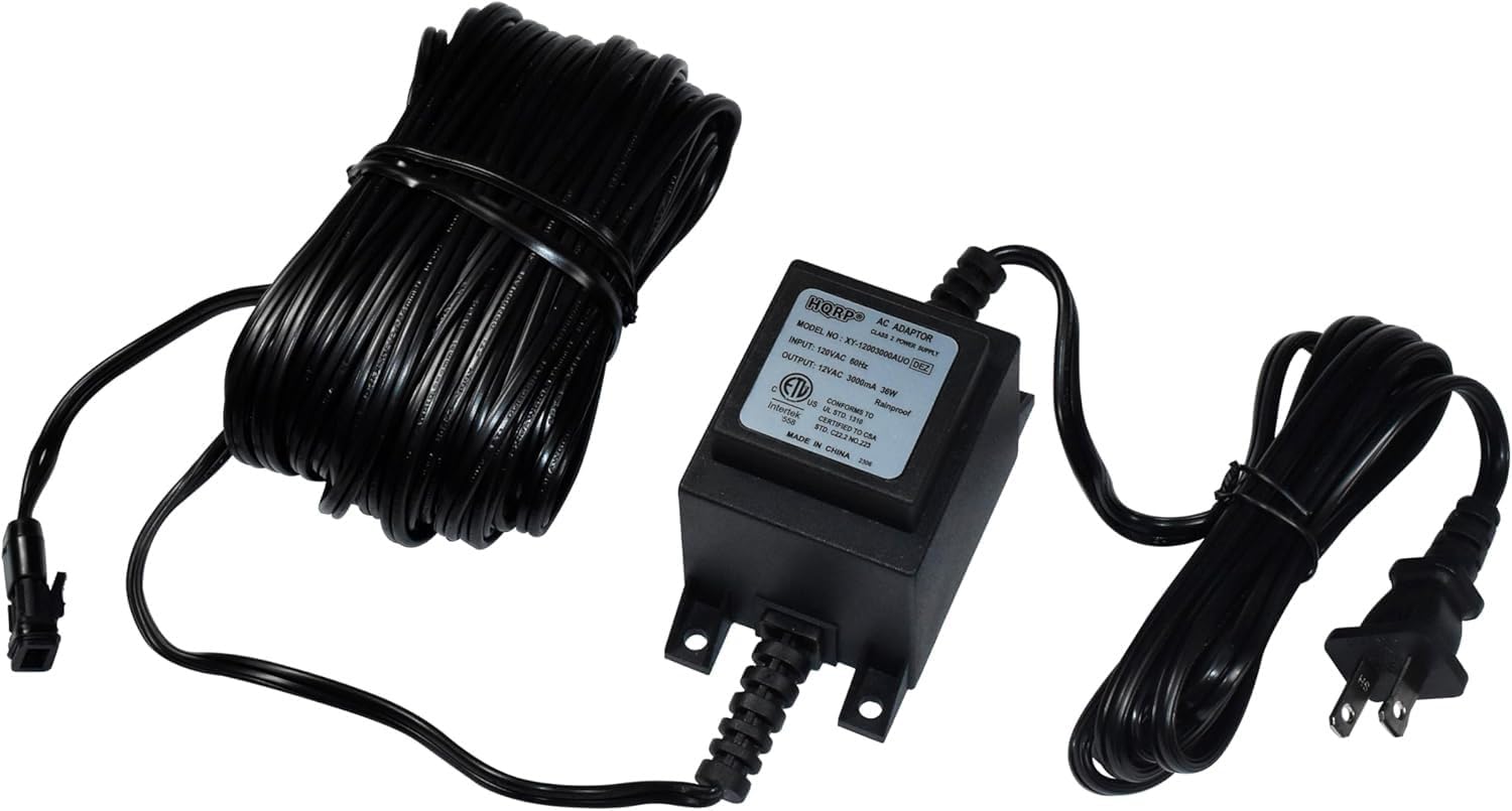 HQRP AC MODEL NO CLARS ADAPTOR  
INPUT: XY-1200300GAUO E BUPPET  
OUTPUT: DAVIST 50Mtr DEZ SZVAC = ETV Ambobt 38W uS  
CONFORMS Rainproof Intertok  
STO 12 o CERTIFIED 128 815 mO  
MADE C322 CBA IN NO.223 CHINA 23