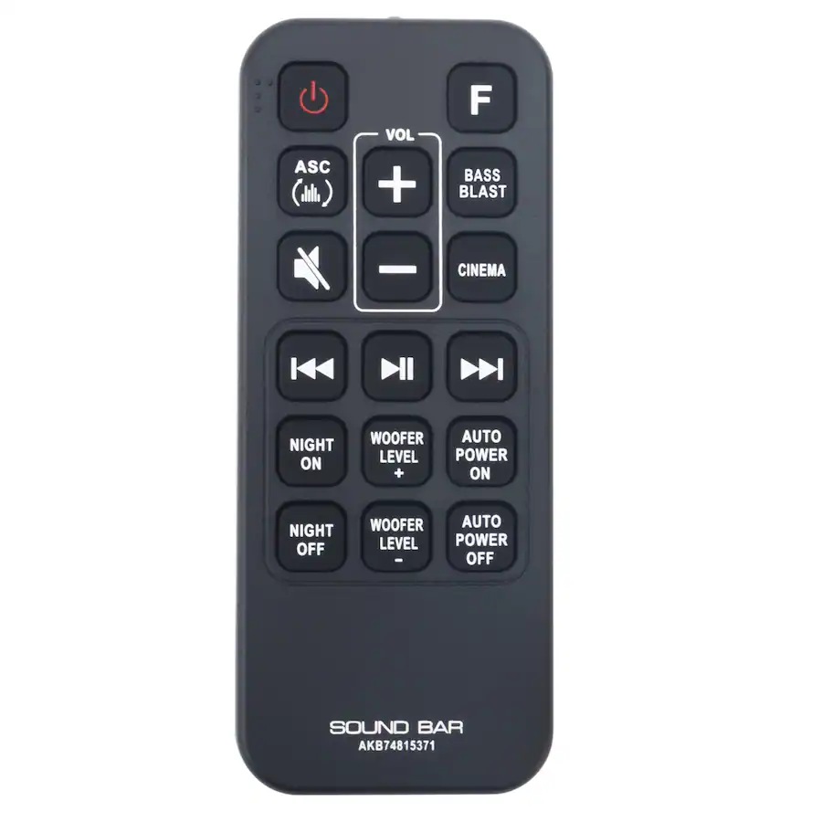 WINFLIKE New AKB74815371 Replacement Remote Control fit for LG Sound ...