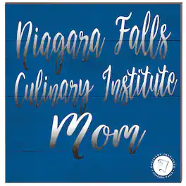 Jardine - Niagara Falls Culinary Institute 10'' x 10'' Mom Plaque - Blue