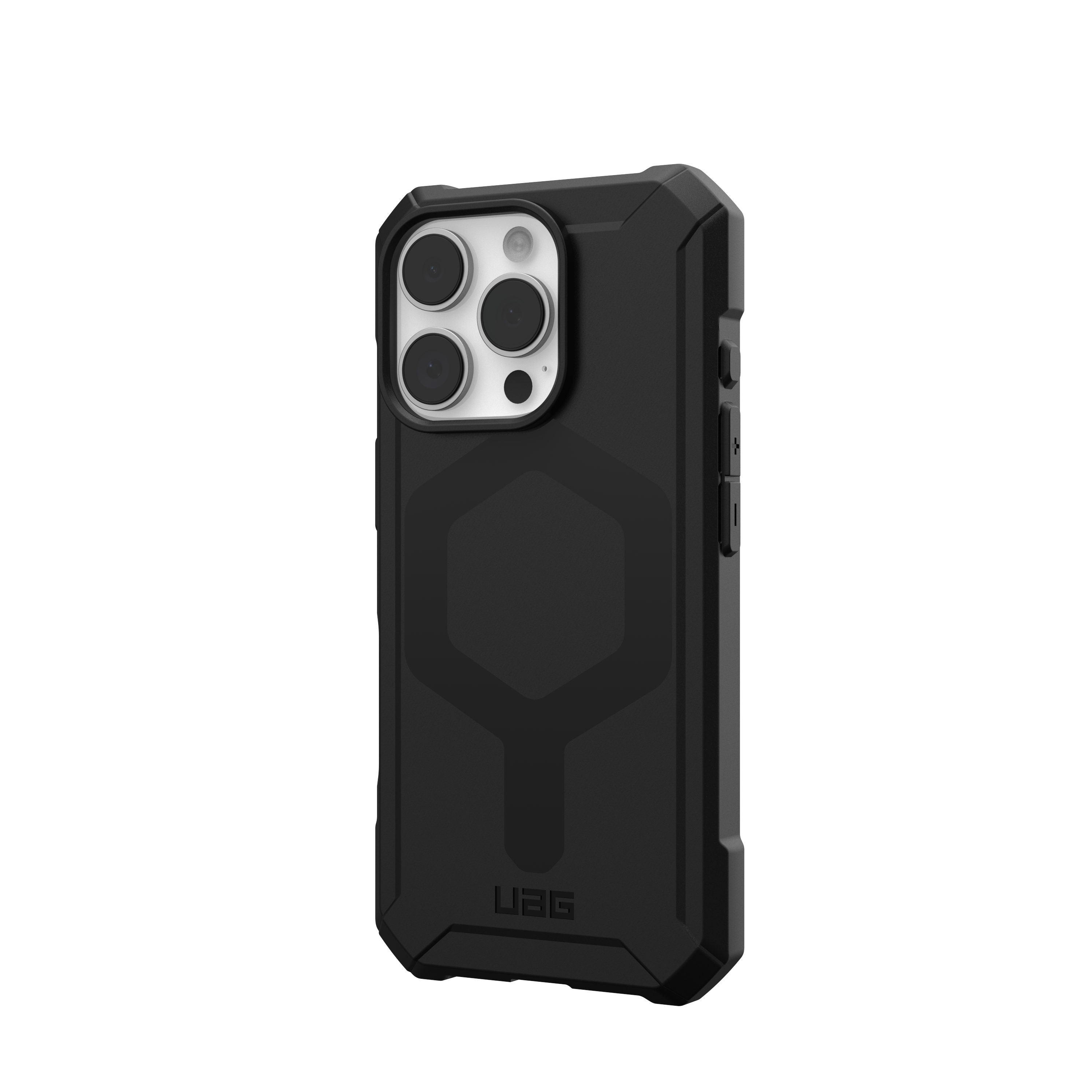 Alt View 1. UAG - Essential Armor Series Case with Magsafe for Apple iPhone 16 Pro - Black.
