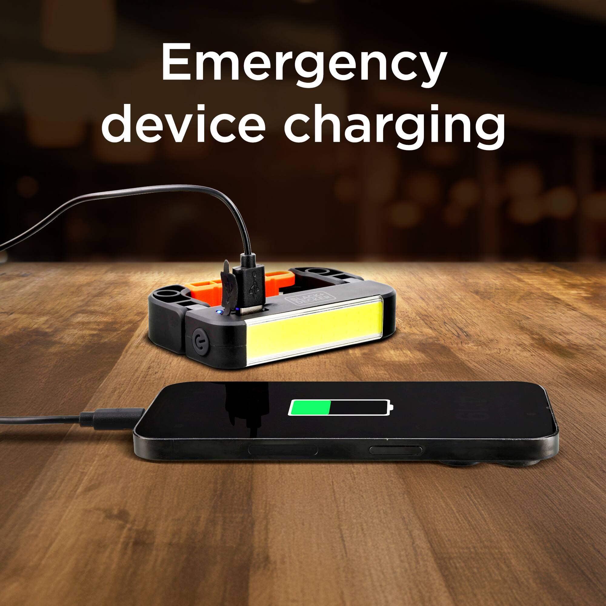 Emergency device charging