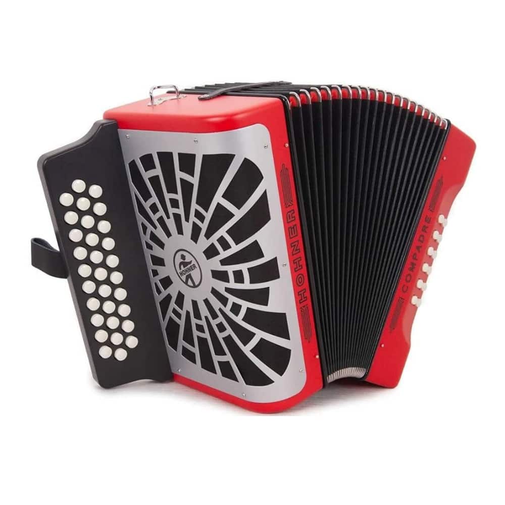 Hohner - Compadre EAD Accordion (Red) with Gig Bag