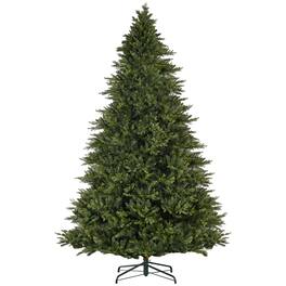 Homcom - Artificial Christmas Tree, 8410 Tips, Foldable Metal Stand, Easy Assembly, Full Realistic Hinged - Green