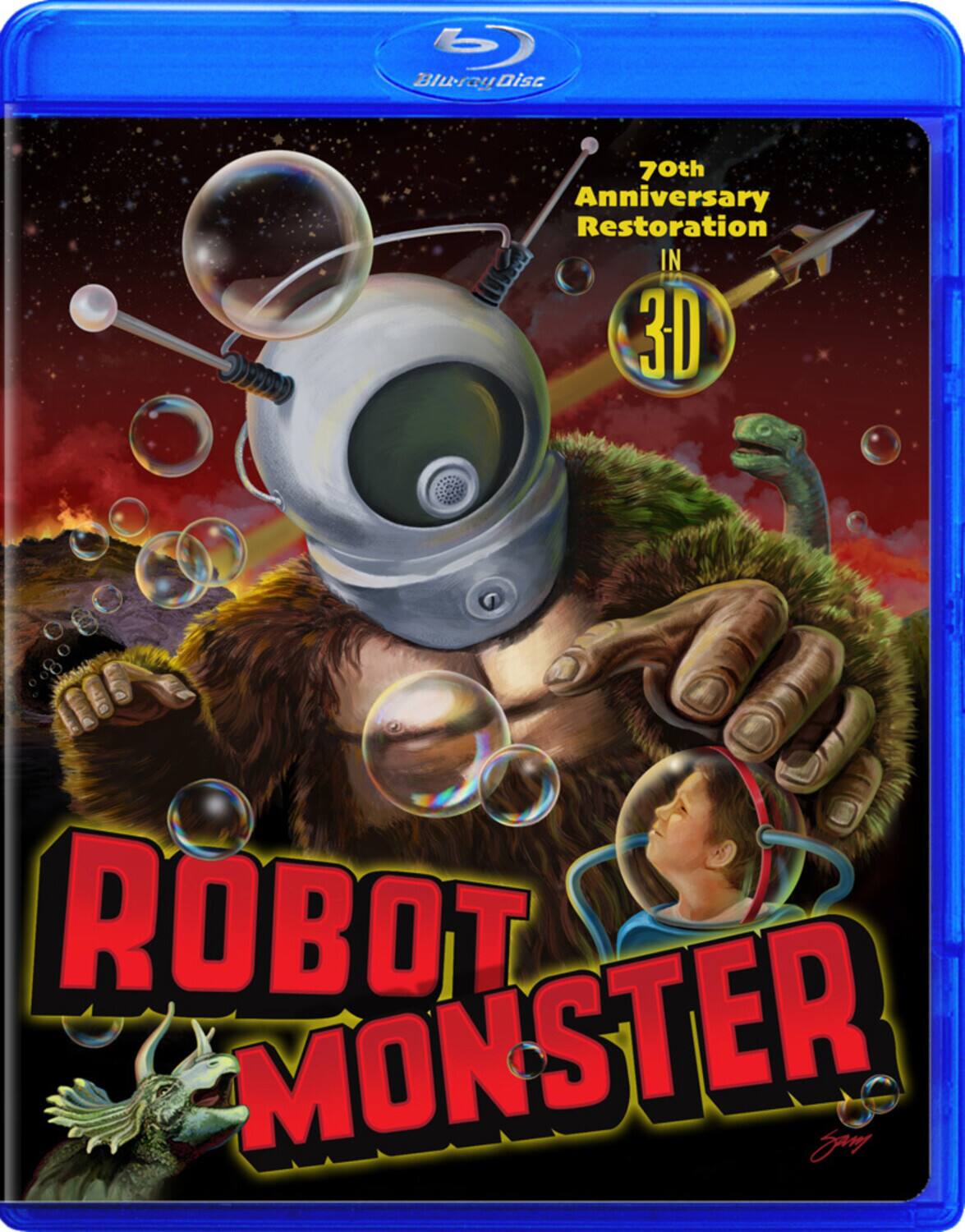 Robot Monster (70th Anniversary Restoration in 3D)   - BLU-RAY