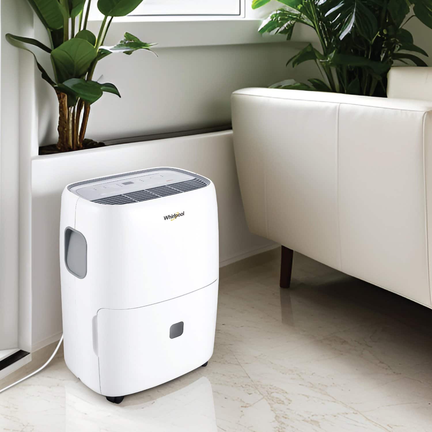 Alt View 10. Whirlpool - Energy Star 50-Pint Dehumidifier - White.
