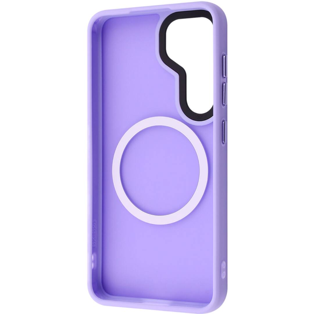 Alt View 1. Entronix - Entronix Magnetic Case for Samsung Galaxy S25 Plus - Translucent Frosted Matte Finish - Purple.