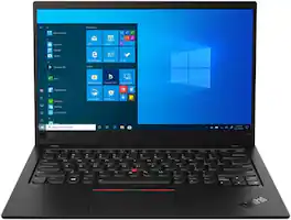 Lenovo - ThinkPad X1 Carbon Gen 8 Certified Refurbished 14", Intel Core i7-10510U, 16GB RAM, 256GB SSD Retina Laptop - Gray