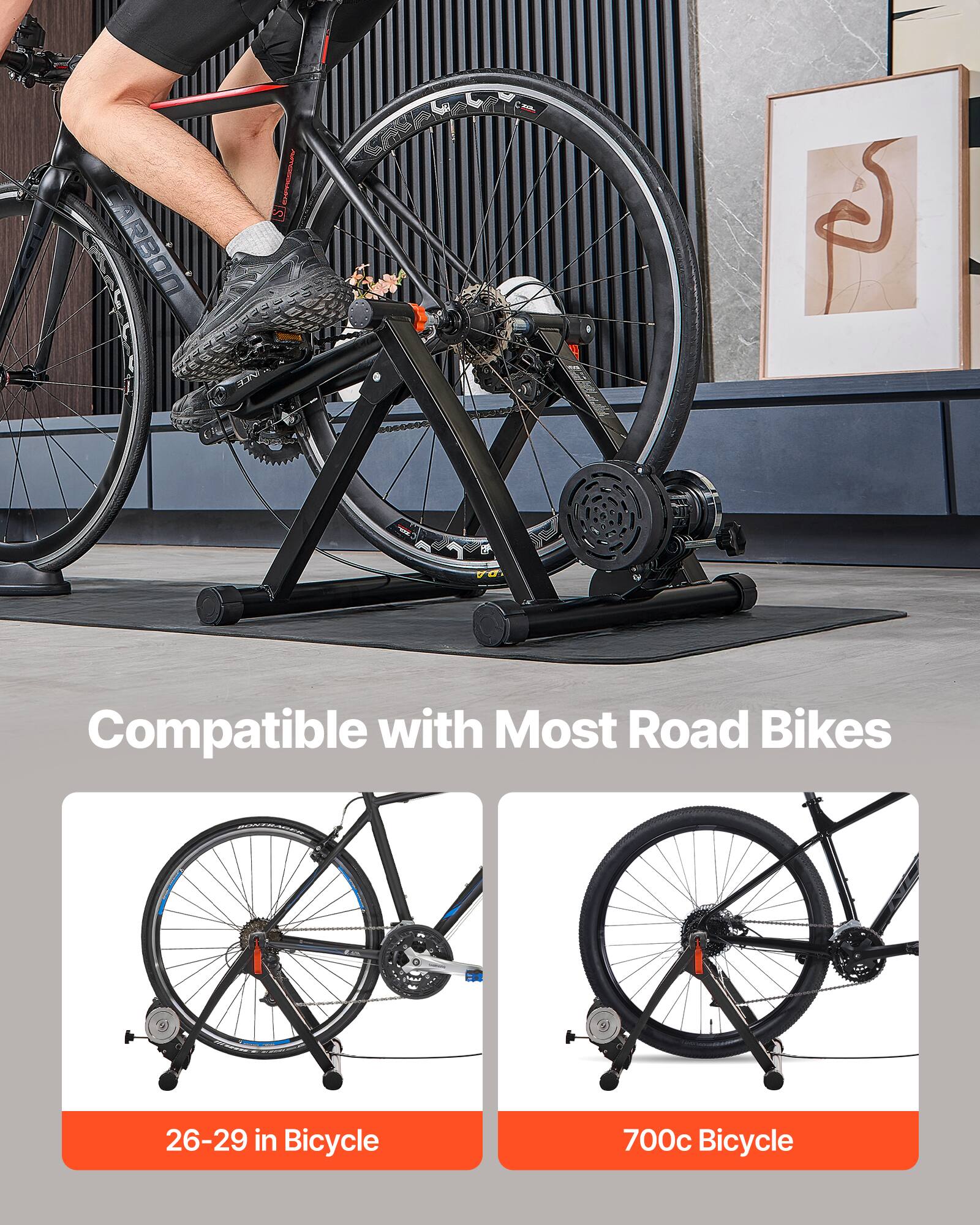 ARBOO F DA

Compatible with Most Road Bikes

26-29 in Bicycle

700c Bicycle