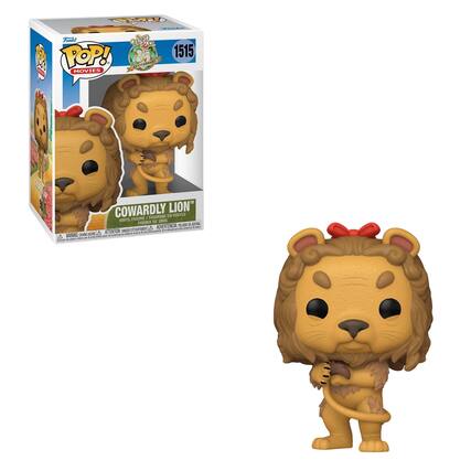 Funko Pop! Movies, 1515, Cowardly Lion, figurine, figurine en vinyle, figura, advertencia, caution, danger