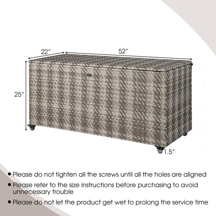 22" 52" 25" 1.5"  
Please do not tighten all the screws until all the holes are aligned  
Please refer to the size instructions before purchasing to avoid unnecessary trouble  
Please do not let the product get wet to prolong the service time