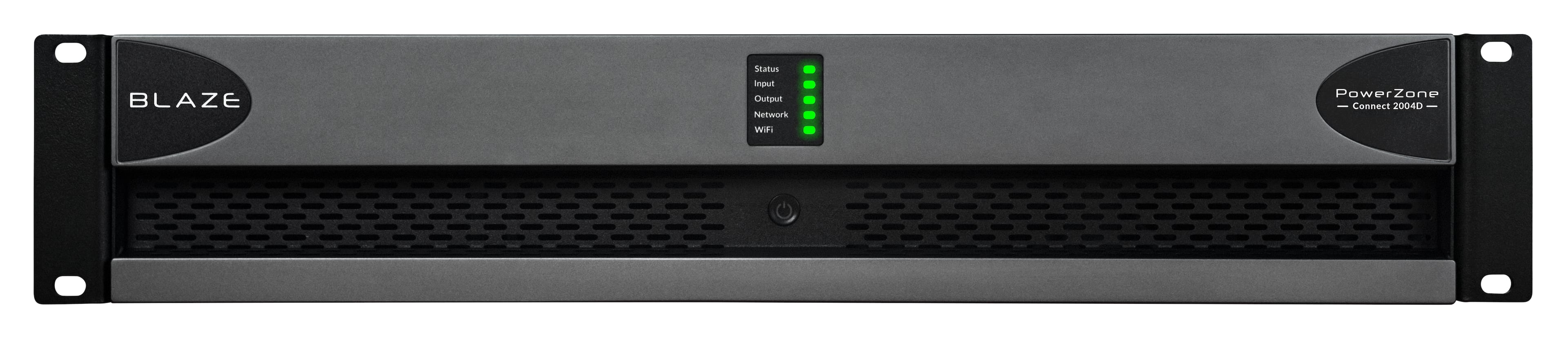 Sonance - Blaze PowerZone Connect 2004D – 2000 W DSP-enabled Class-D amplifier with 4 channels and Dante (Each) - Black