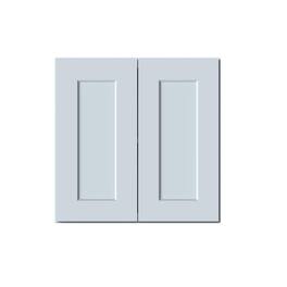 Boyel Living - 24in.W x12in.D x24in.H WALL CABINET Fully assembled Cabinet With Two HDF Doors - Gray