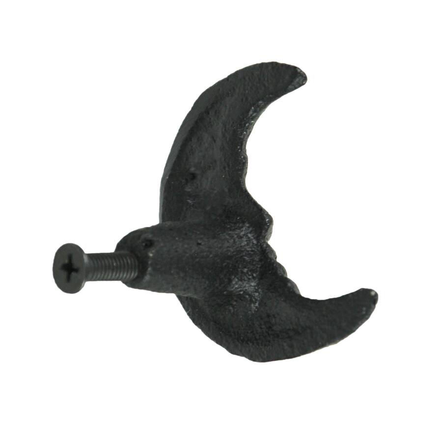 Zeckos Set of 6 Cast Iron Crescent Moon Face Drawer Pull Decorative ...