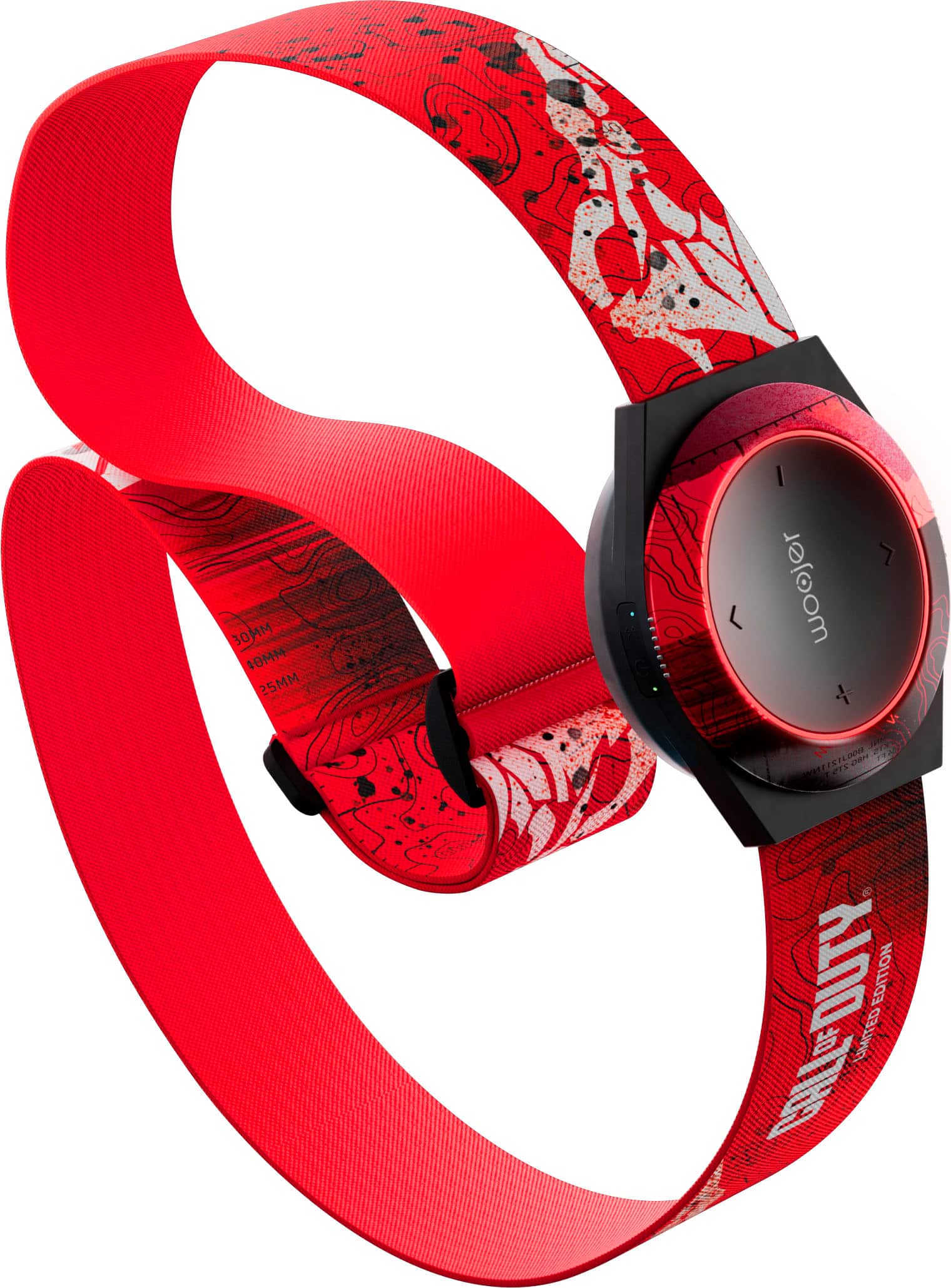 Woojer - Call of Duty (COD) - Limited Numbered Collector's Edition, Haptic Body Strap 3 - Feel Games, Music, Movies, and VR - Red