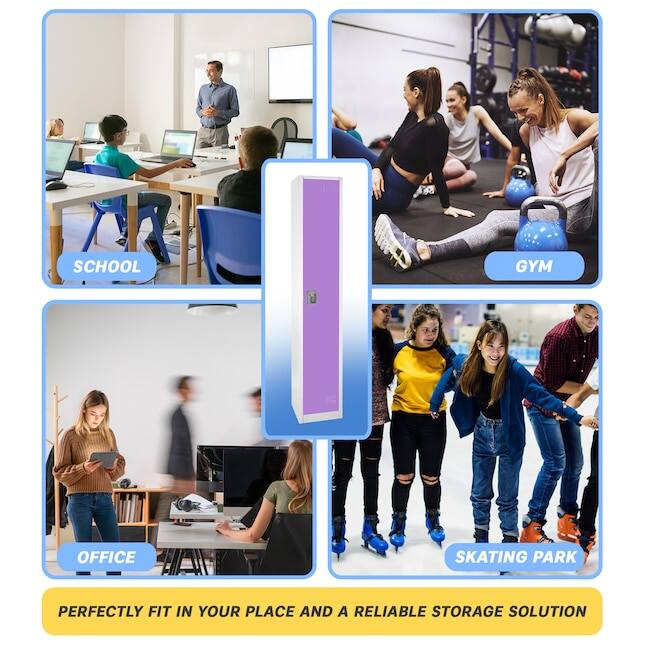 PERFECTLY FIT IN YOUR PLACE AND A RELIABLE STORAGE SOLUTION

SCHOOL
GYM
OFFICE
SKATING PARK