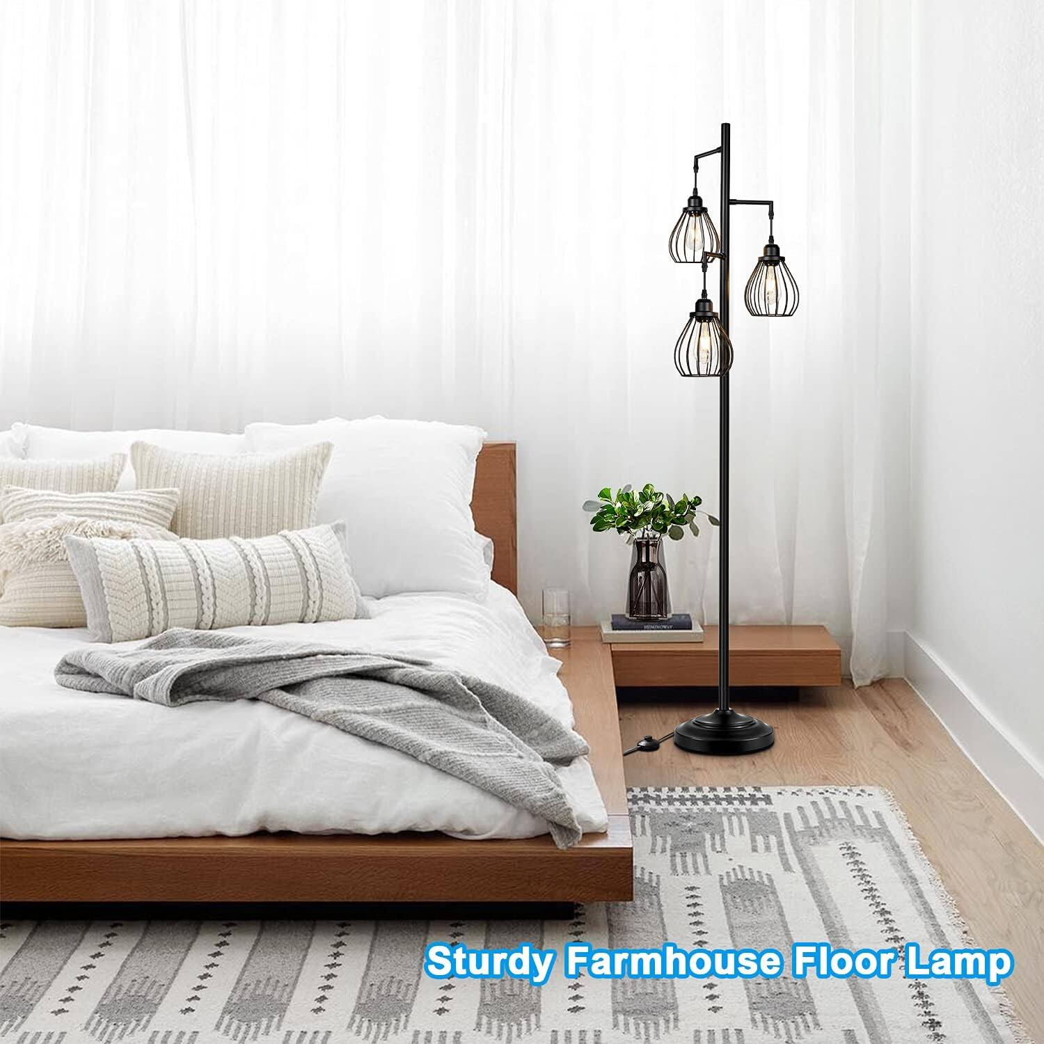 Sturdy Farmhouse Floor Lamp
